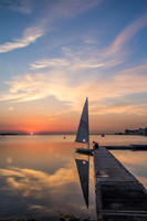 Mooring Up at Sunset