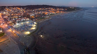 After sunset looking south to Caldy Hill and the the Sailing Club