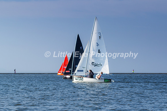 Sailing in West Kirby Marine Lake [RBW}